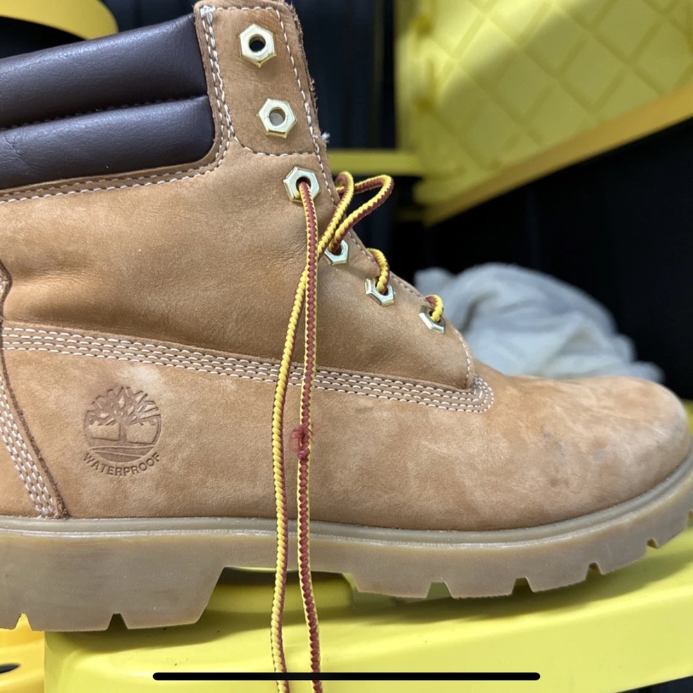 Timberland Kids Tan Leather Boots